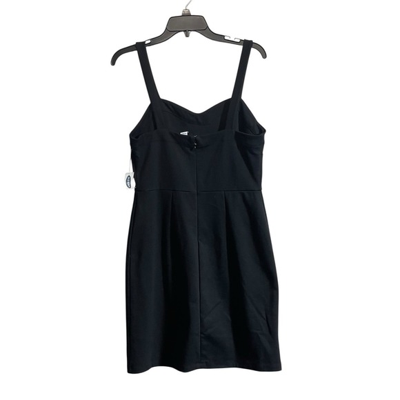 NWT  Old Navy Med Tank Mini Dress Black Sleeveless Minimal Capsule Classic - Picture 2 of 9